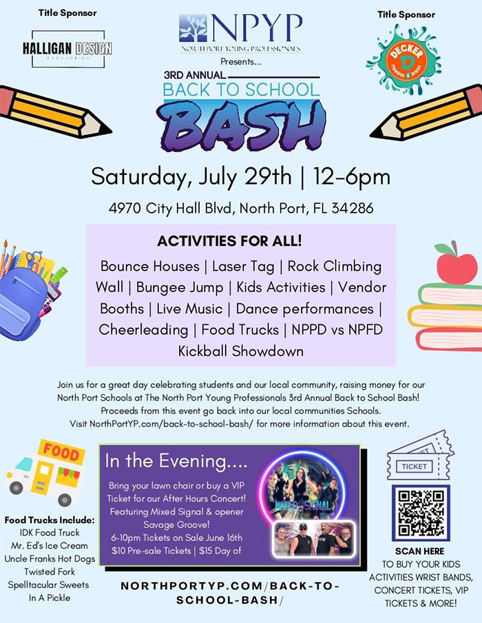 Back To School Bash 2023  North Port Area Young Professionals