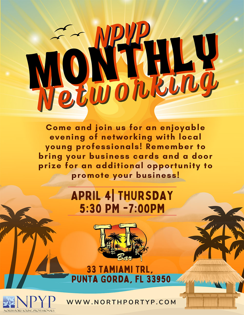 April 24th networking flyer