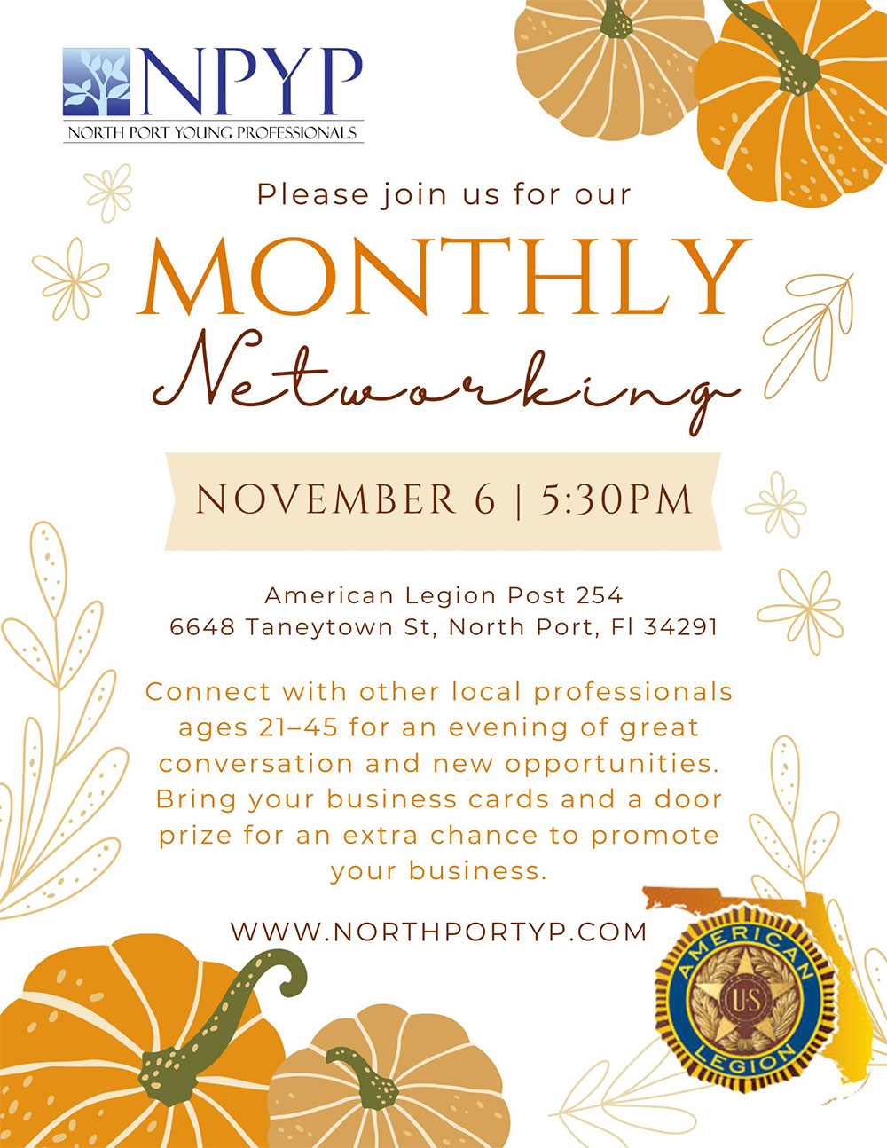 November 2025 Networking Flyer